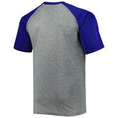Tampa Bay Lightning - Big & Tall Logo Raglan T-Shirt Heather Gray