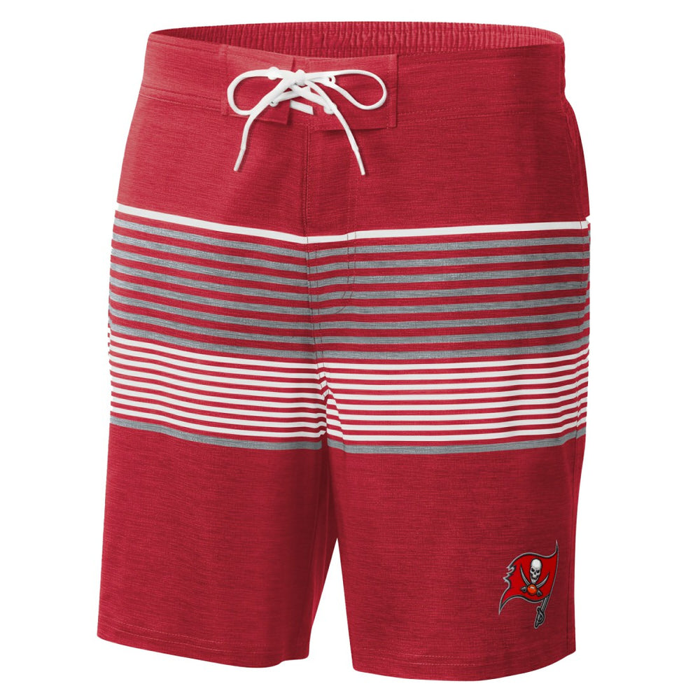 Tampa Bay Buccaneers G-III Sports by Carl Banks Coastline Volley Swim Shorts Red - NFL