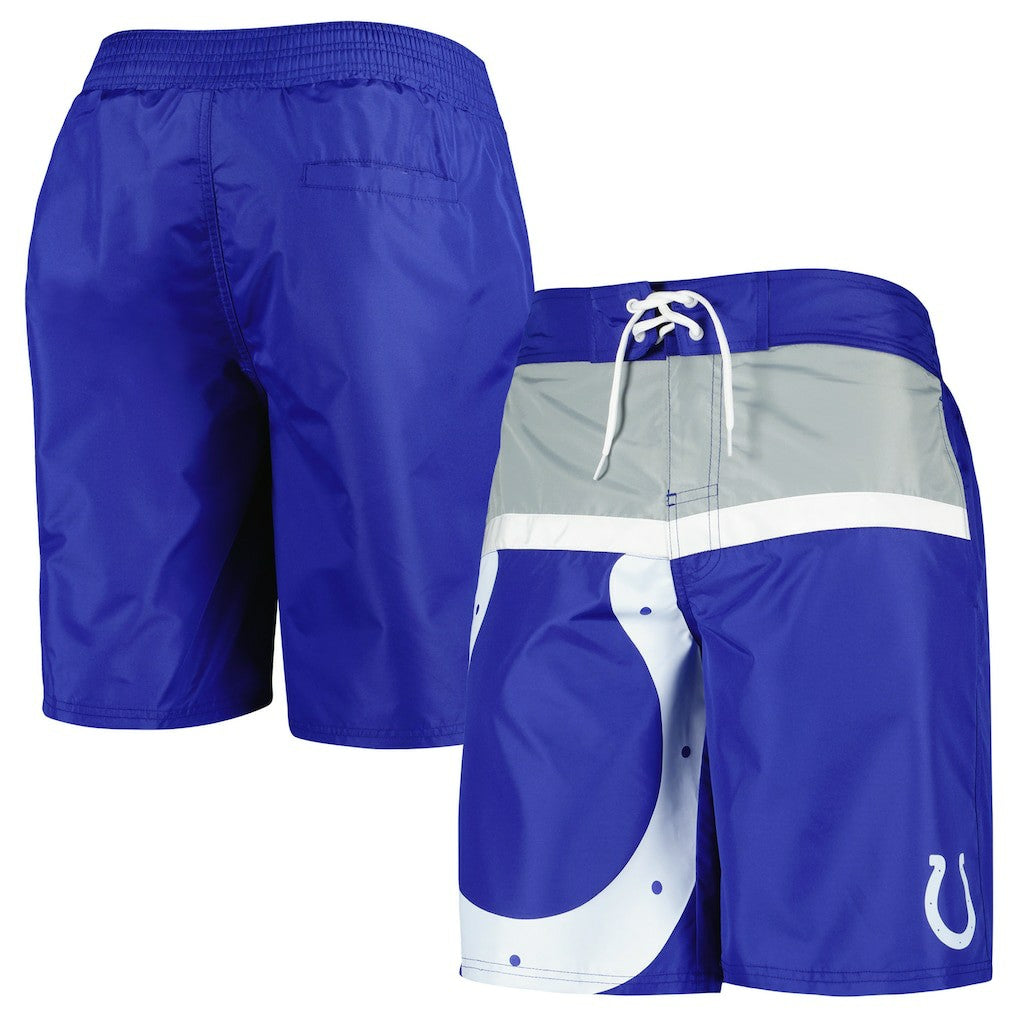 Indianapolis Colts G-III Sports by Carl Banks Sea Wind Swim Trunks Royal - NFL