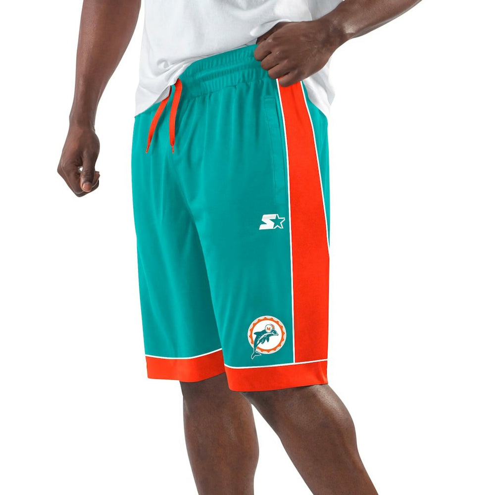 Miami Dolphins Starter Throwback Fan Favorite Shorts Aqua - NFL