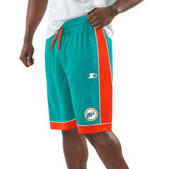 Miami Dolphins Starter Throwback Fan Favorite Shorts Aqua - NFL