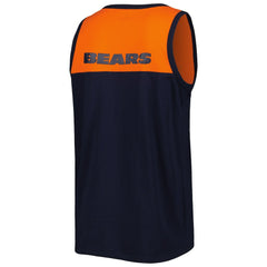 Chicago Bears Starter Logo Touchdown Fashion Tank Top Navy/Orange - NFL