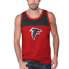 Atlanta Falcons Starter Logo Touchdown Fashion Tank Top Red/Black - NFL
