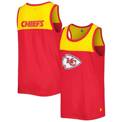 Kansas City Chiefs Starter Logo Touchdown Fashion Tank Top Red/Gold - NFL