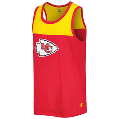 Kansas City Chiefs Starter Logo Touchdown Fashion Tank Top Red/Gold - NFL