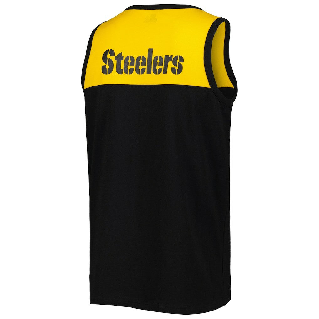 Pittsburgh Steelers Starter Logo Touchdown Fashion Tank Top Black/Gold - NFL