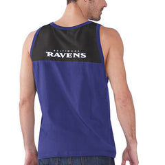 Baltimore Ravens Starter Logo Touchdown Fashion Tank Top Purple/Black - NFL