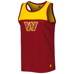 Washington Commanders Starter Logo Touchdown Fashion Tank Top Burgundy/Gold - NFL