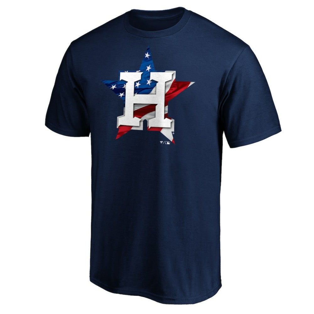 Houston Astros Team Banner Wave T-Shirt for sale