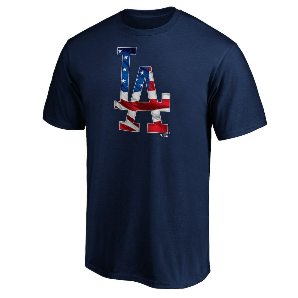 Los Angeles Dodgers Team Banner Wave T-Shirt On Sale