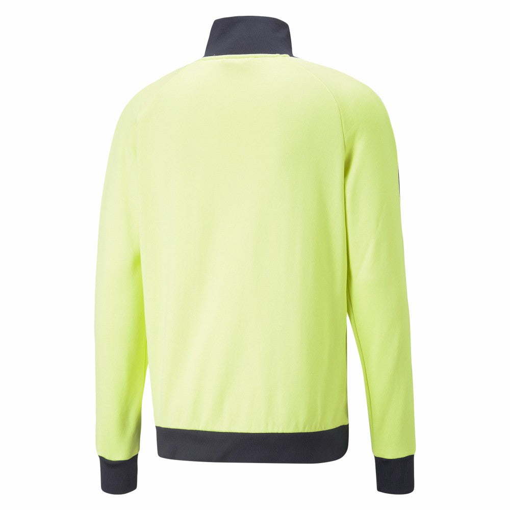 Puma Manchester City ftblHeritage T7 Raglan Full-Zip Track Jacket - Yellow