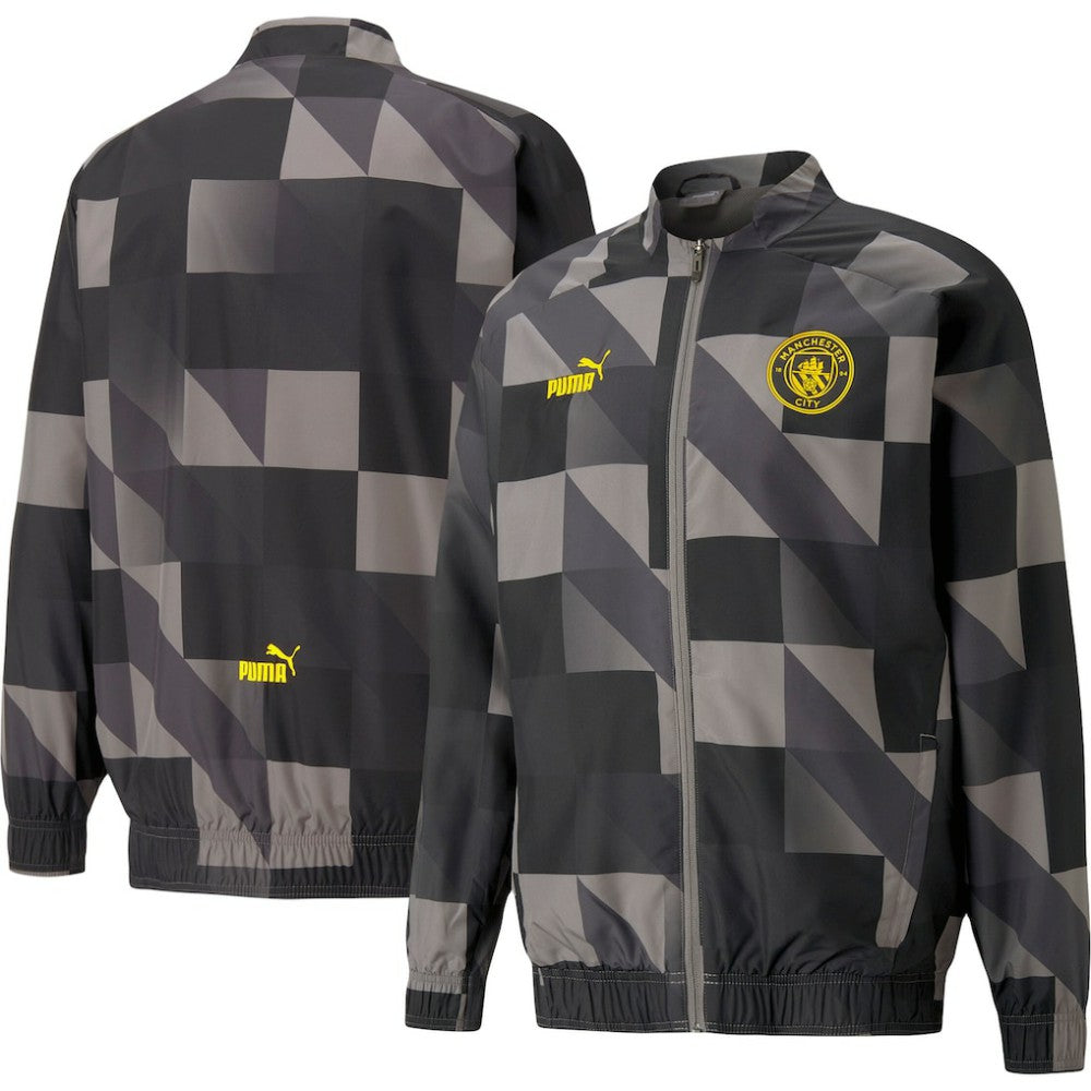 Puma Manchester City 2022/23 Pre-Match Full-Zip Jacket - Black