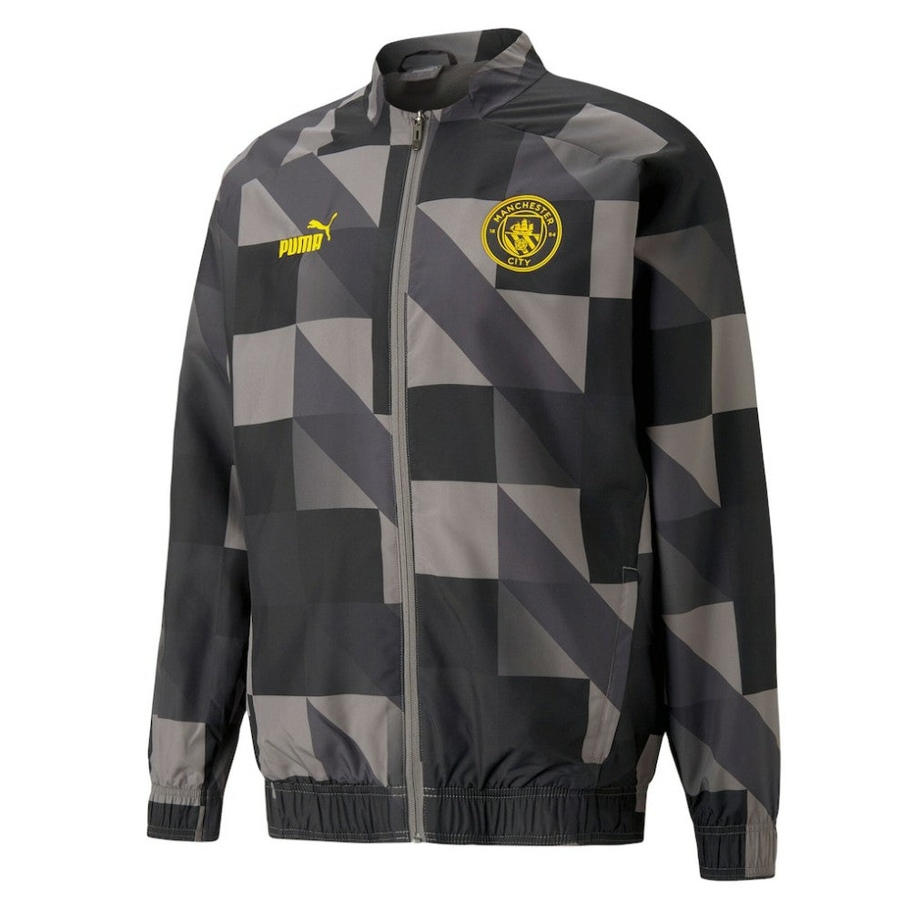 Puma Manchester City 2022/23 Pre-Match Full-Zip Jacket - Black