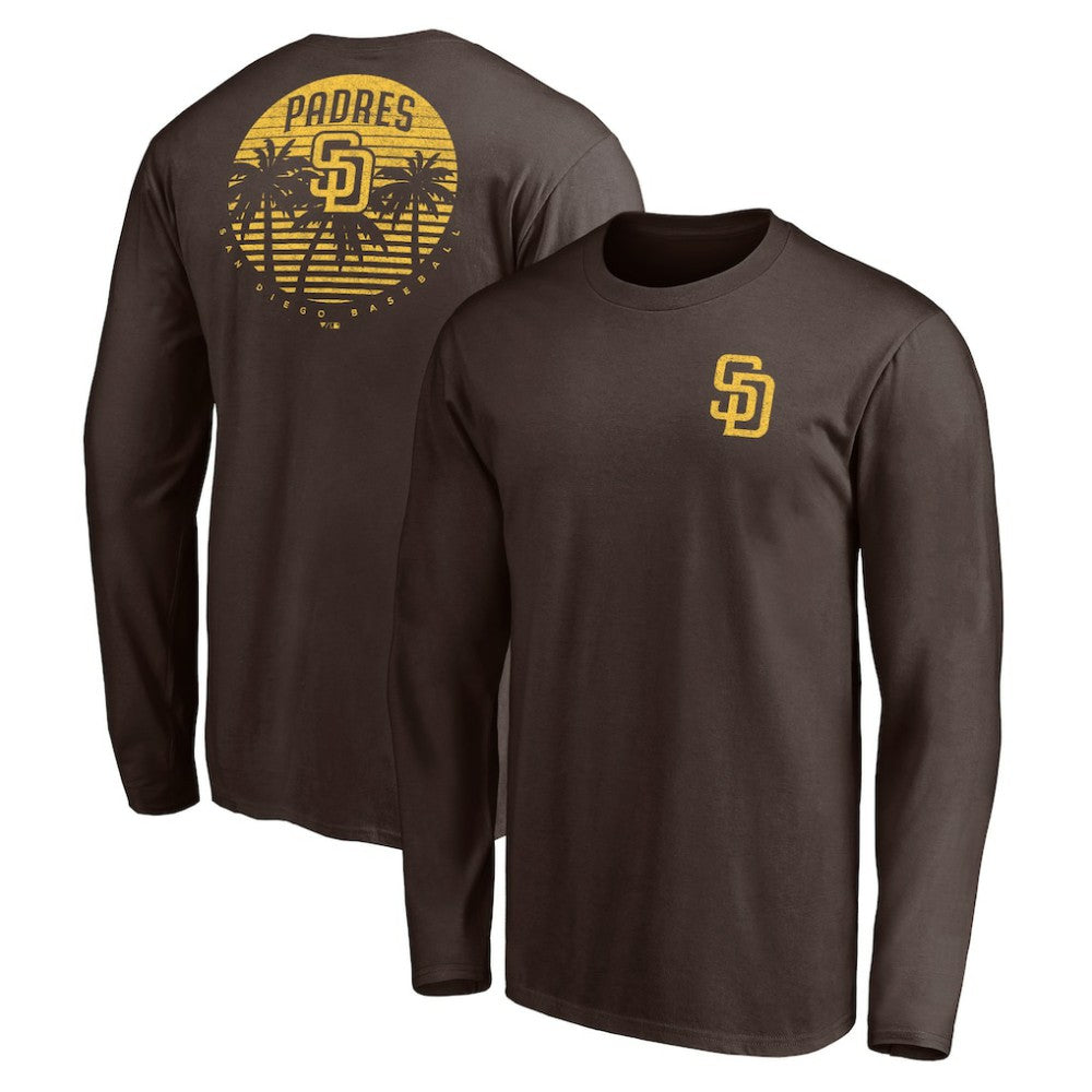 San Diego Padres Team Hometown Collection Palm Sunset Long Sleeve T-Shirt Clearance