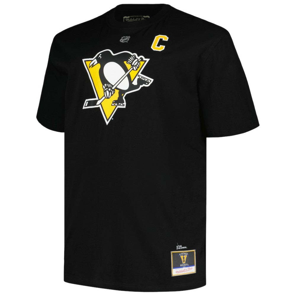 Mario Lemieux Pittsburgh Penguins Mitchell & Ness Big & Tall Name & Number T-Shirt Black