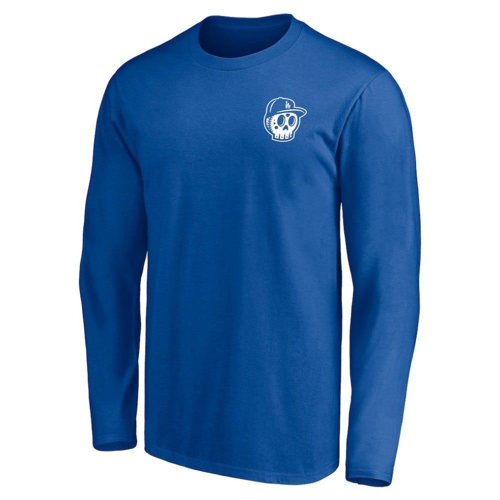 Los Angeles Dodgers Team Hometown Collection Sugar Skull Long Sleeve T-Shirt discount