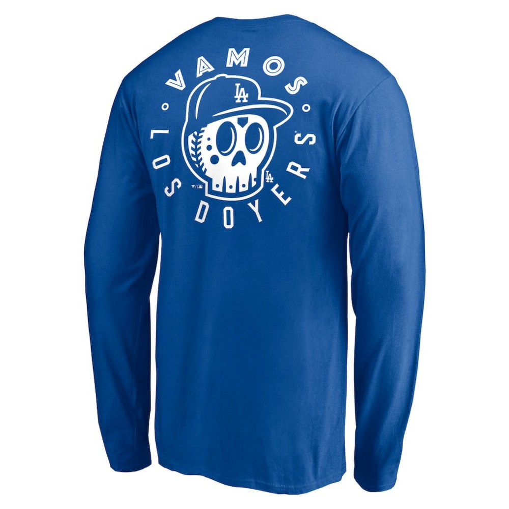 Los Angeles Dodgers Team Hometown Collection Sugar Skull Long Sleeve T-Shirt discount