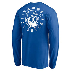 Los Angeles Dodgers Team Hometown Collection Sugar Skull Long Sleeve T-Shirt discount