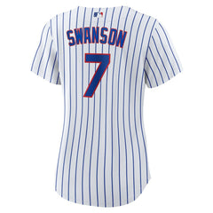 Dansby Swanson Chicago Cubs Nike Women's Home Replica Player Jersey On Sale