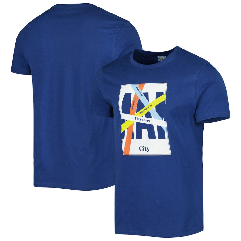 Manchester City Art T-Shirts - Blue