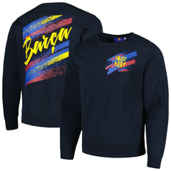 Barcelona Vintage Pullover Sweatshirt - Navy