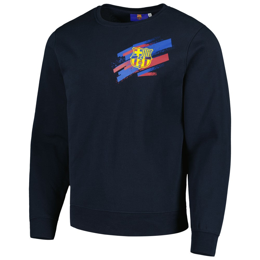 Barcelona Vintage Pullover Sweatshirt - Navy
