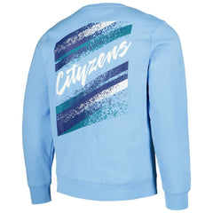 Manchester City Vintage Pullover Sweatshirt - Light Blue