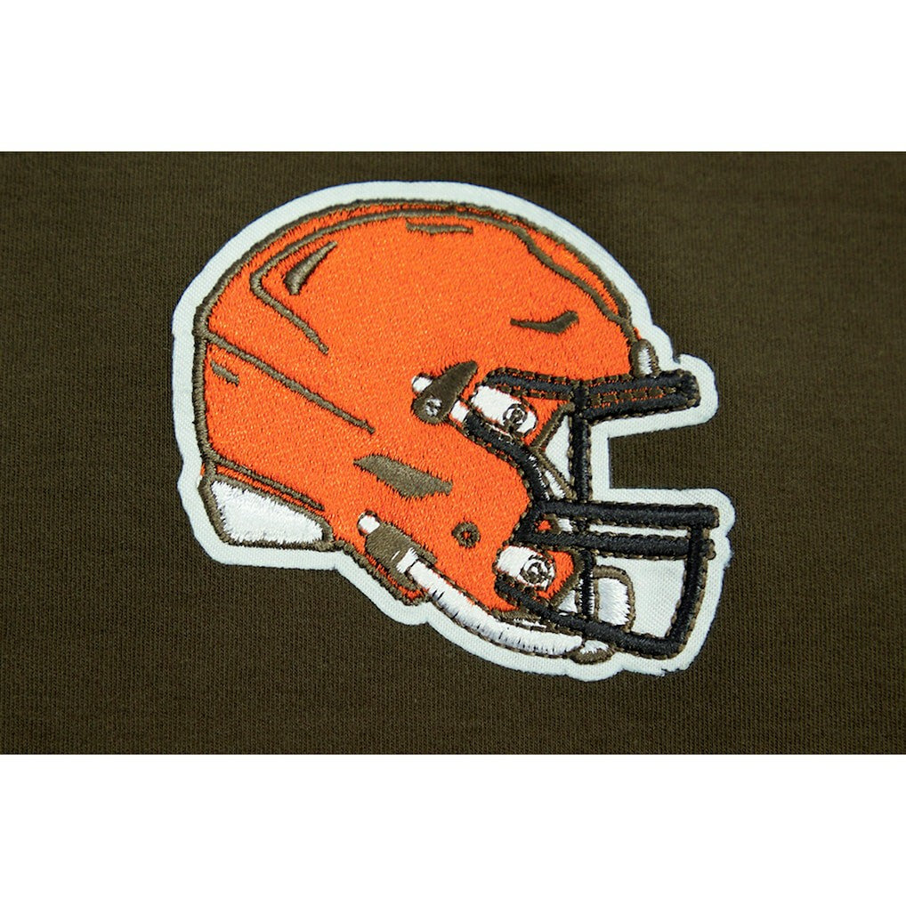 Cleveland Browns Pro Standard Women's Ombre Wordmark Classic Cropped Tank Top Brown - NFL