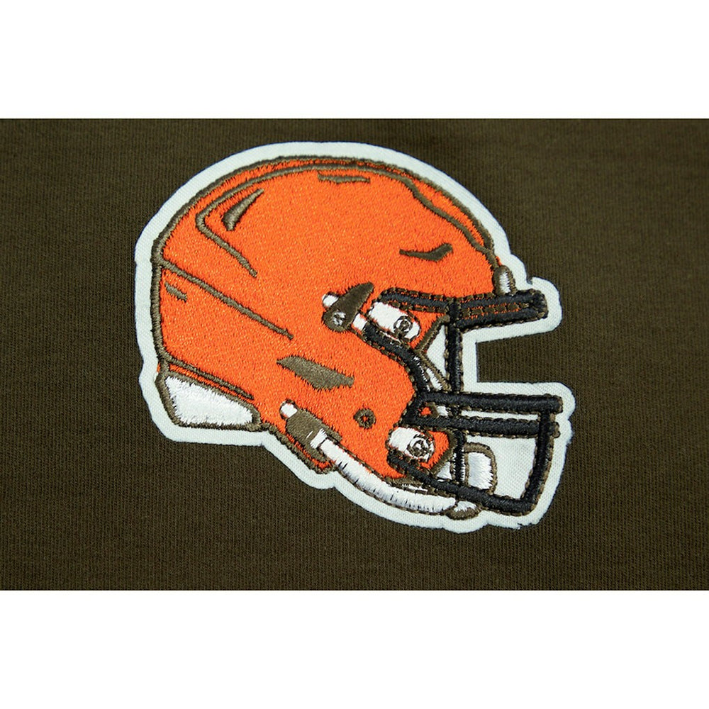 Cleveland Browns Pro Standard Women's Ombre Wordmark Classic Cropped Tank Top Brown - NFL