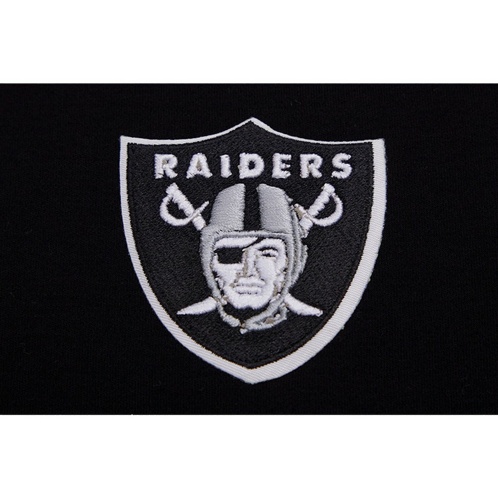Las Vegas Raiders Pro Standard Women's Ombre Wordmark Classic Cropped Tank Top Black - NFL