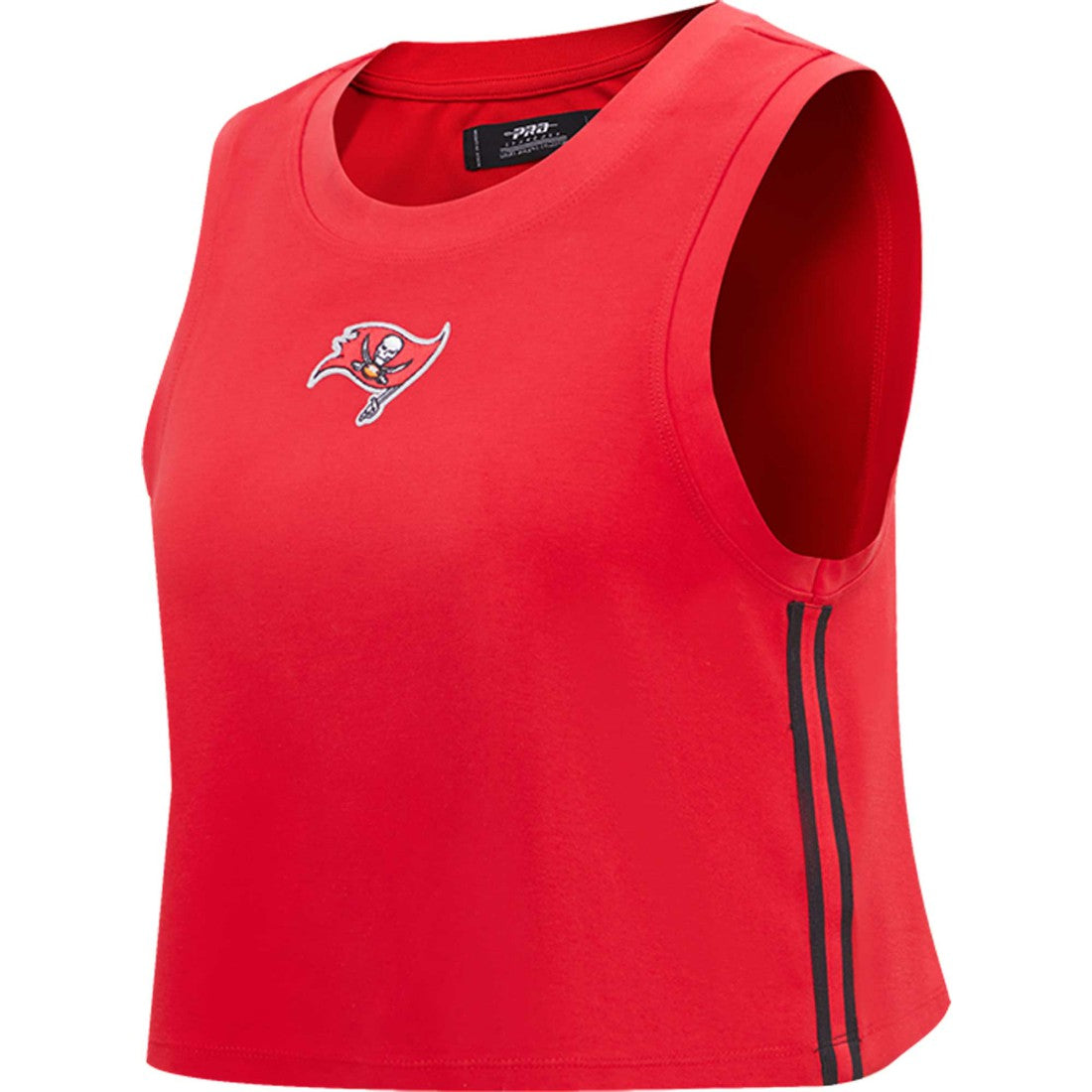 Tampa Bay Buccaneers Pro Standard Women's Ombre Wordmark Classic Cropped Tank Top Red - NFL