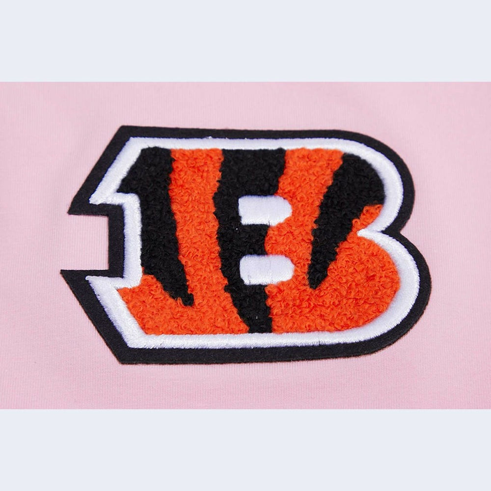 Cincinnati Bengals Pro Standard Women's Cropped Boxy T-Shirt Pink - NFL