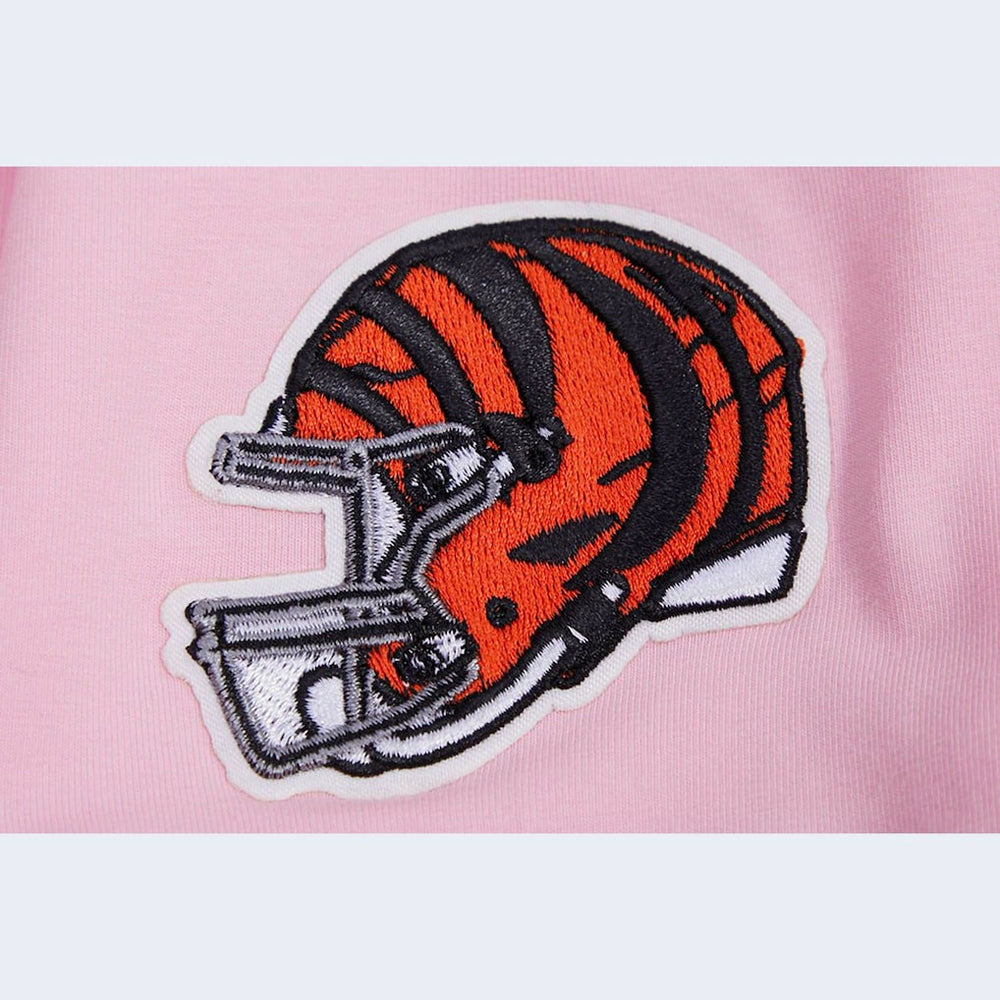 Cincinnati Bengals Pro Standard Women's Cropped Boxy T-Shirt Pink - NFL