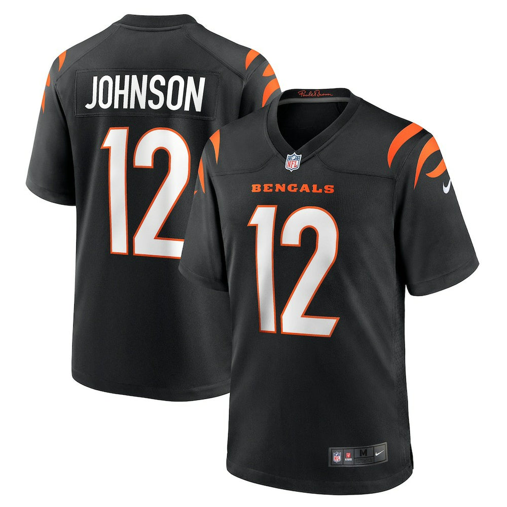 Tyron Johnson Cincinnati Bengals Home Game Player Jersey Black - Nike