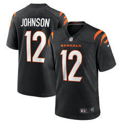 Tyron Johnson Cincinnati Bengals Home Game Player Jersey Black - Nike