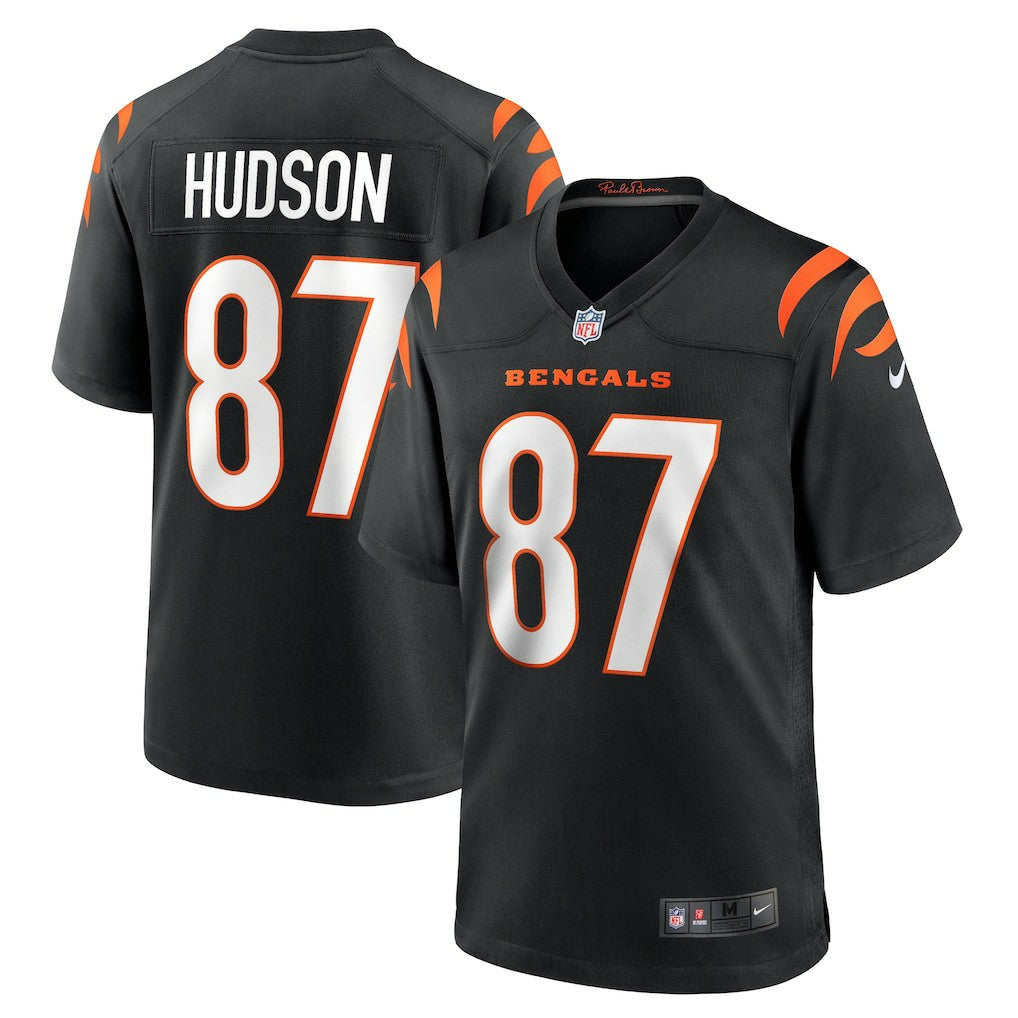 Tanner Hudson Cincinnati Bengals Home Game Player Jersey - Black | NFL Jerseys