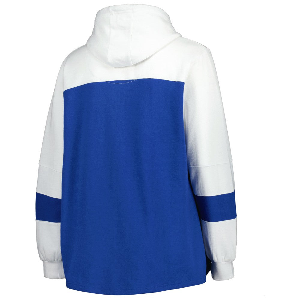 Kansas City Royals Women's Plus Size Colorblock Pullover Hoodie Sale