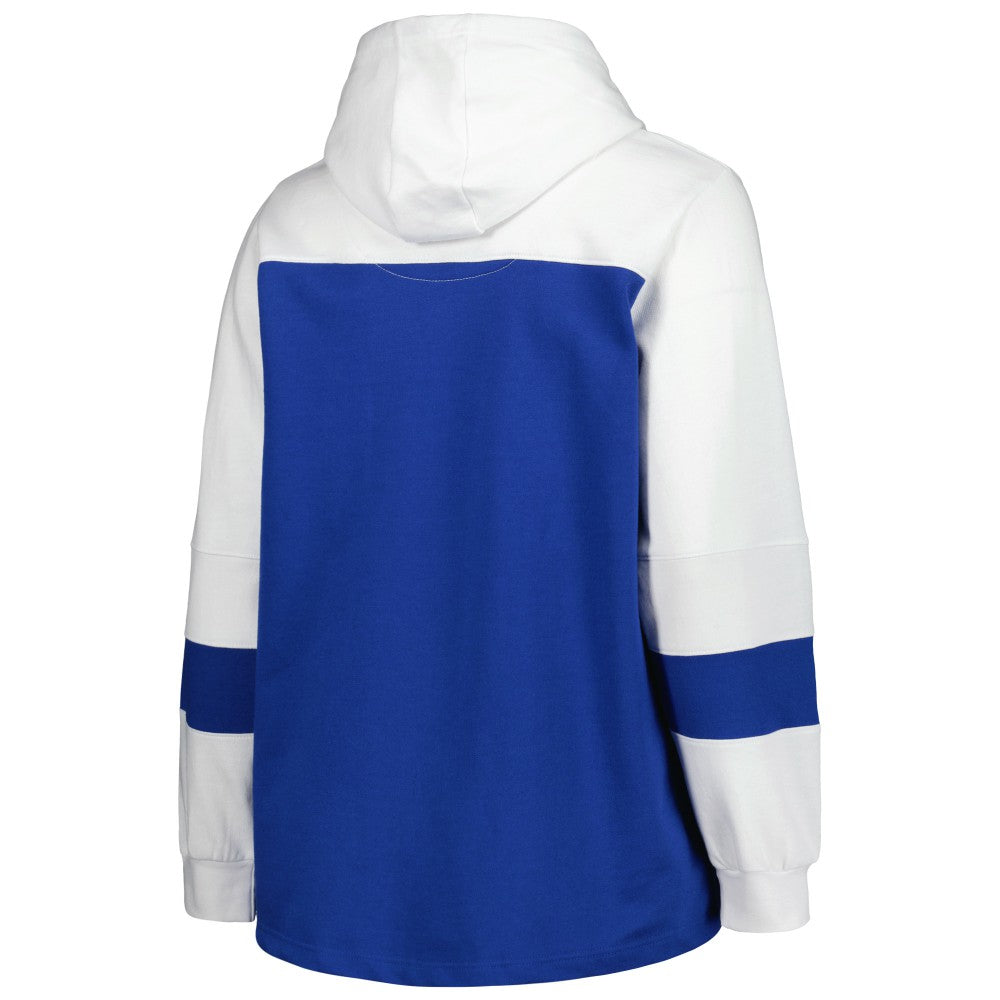 Los Angeles Dodgers Women's Plus Size Colorblock Pullover Hoodie Online