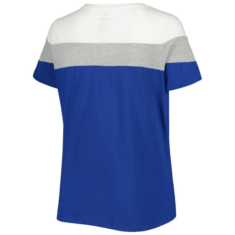 Chicago Cubs Women's Plus Size Colorblock T-Shirt Clearance