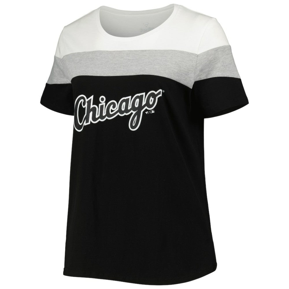 Chicago White Sox Women's Plus Size Colorblock T-Shirt Clearance