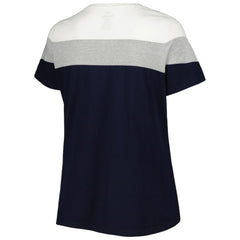 Cleveland Guardians Women's Plus Size Colorblock T-Shirt Lifestyle