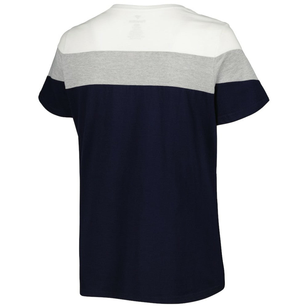 Washington Nationals Women's Plus Size Colorblock T-Shirt Clearance