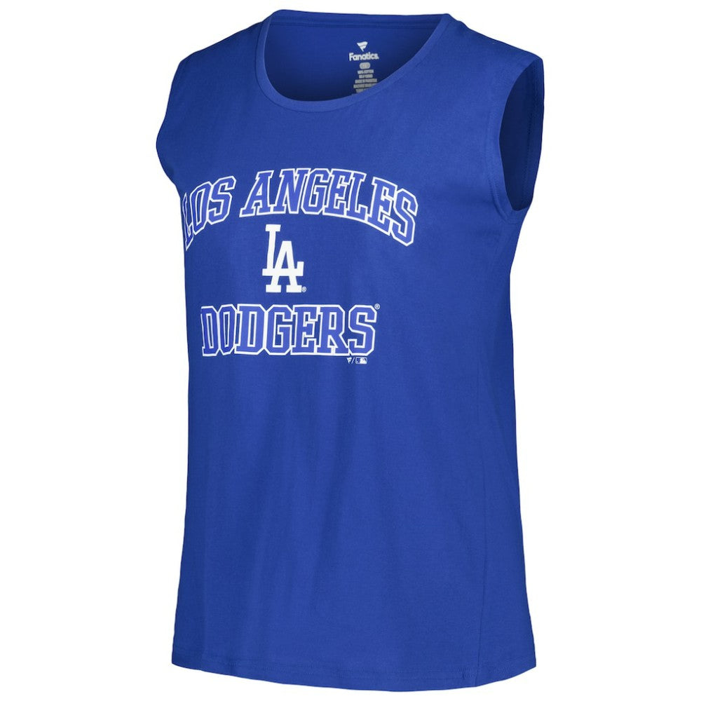 Los Angeles Dodgers Profile Women's Plus Size Tank Top Clearance