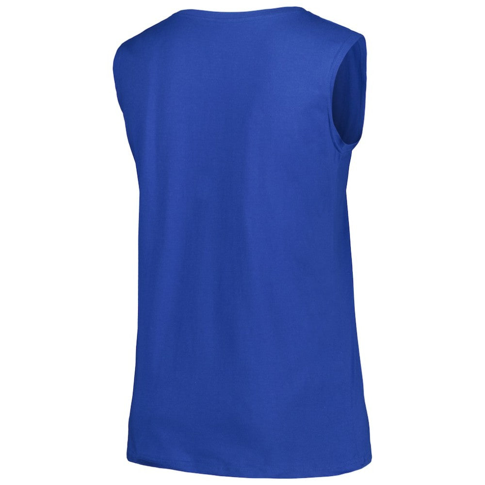 Los Angeles Dodgers Profile Women's Plus Size Tank Top Clearance