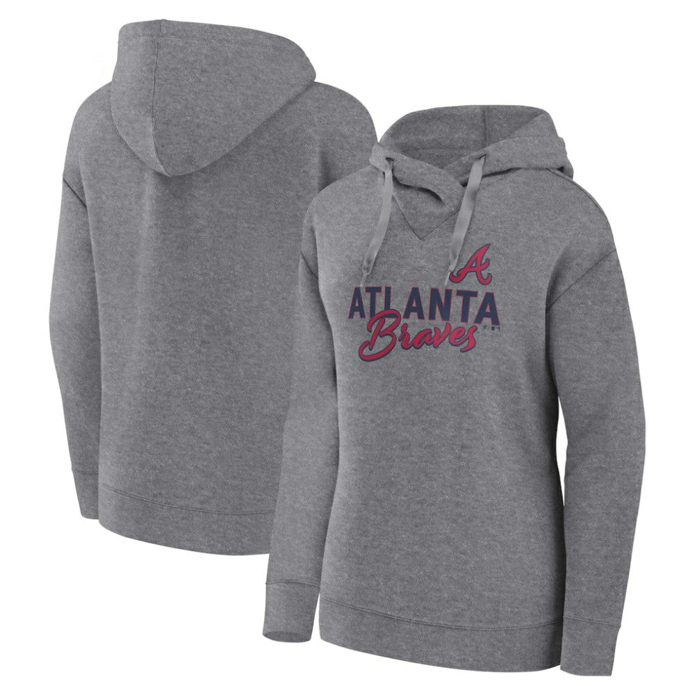 Profile Atlanta Braves Women's Plus Size Pullover Hoodie Lifestyle