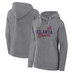 Profile Atlanta Braves Women's Plus Size Pullover Hoodie Lifestyle