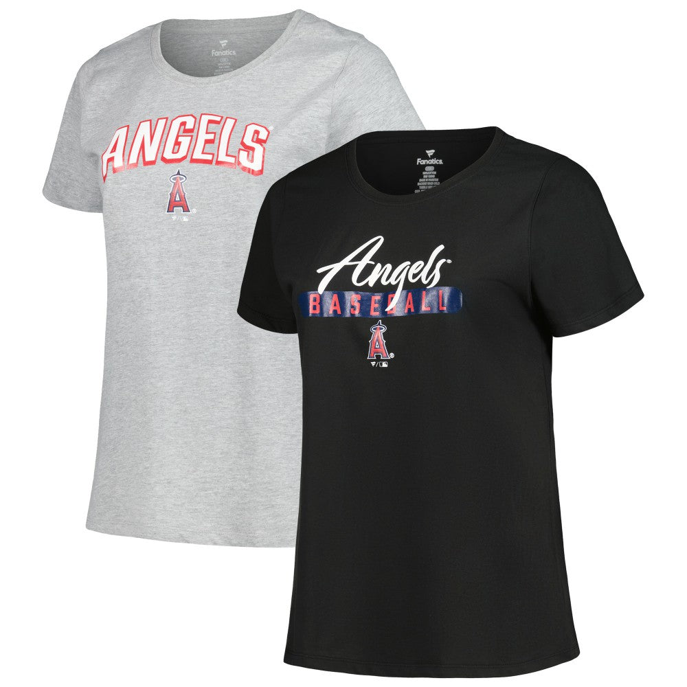 Los Angeles Angels Profile Women's Plus Size T-Shirt Combo Pack Clearance