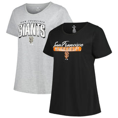 San Francisco Giants Profile Women's Plus Size T-Shirt Combo Pack Sale