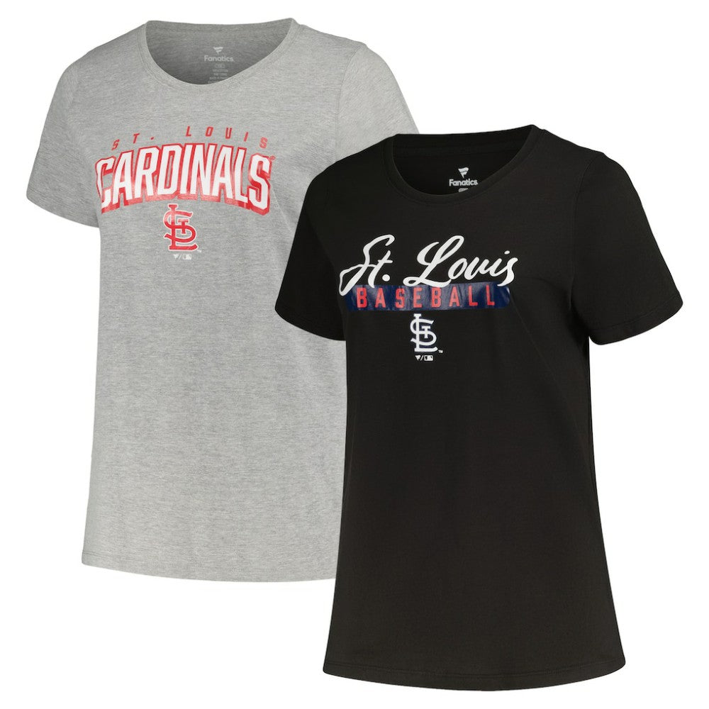 St. Louis Cardinals Profile Women's Plus Size T-Shirt Combo Pack Lifestyle