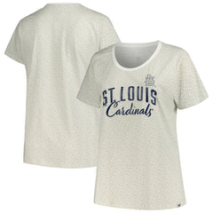 St. Louis Cardinals Profile Women's Plus Size Leopard T-Shirt Sale